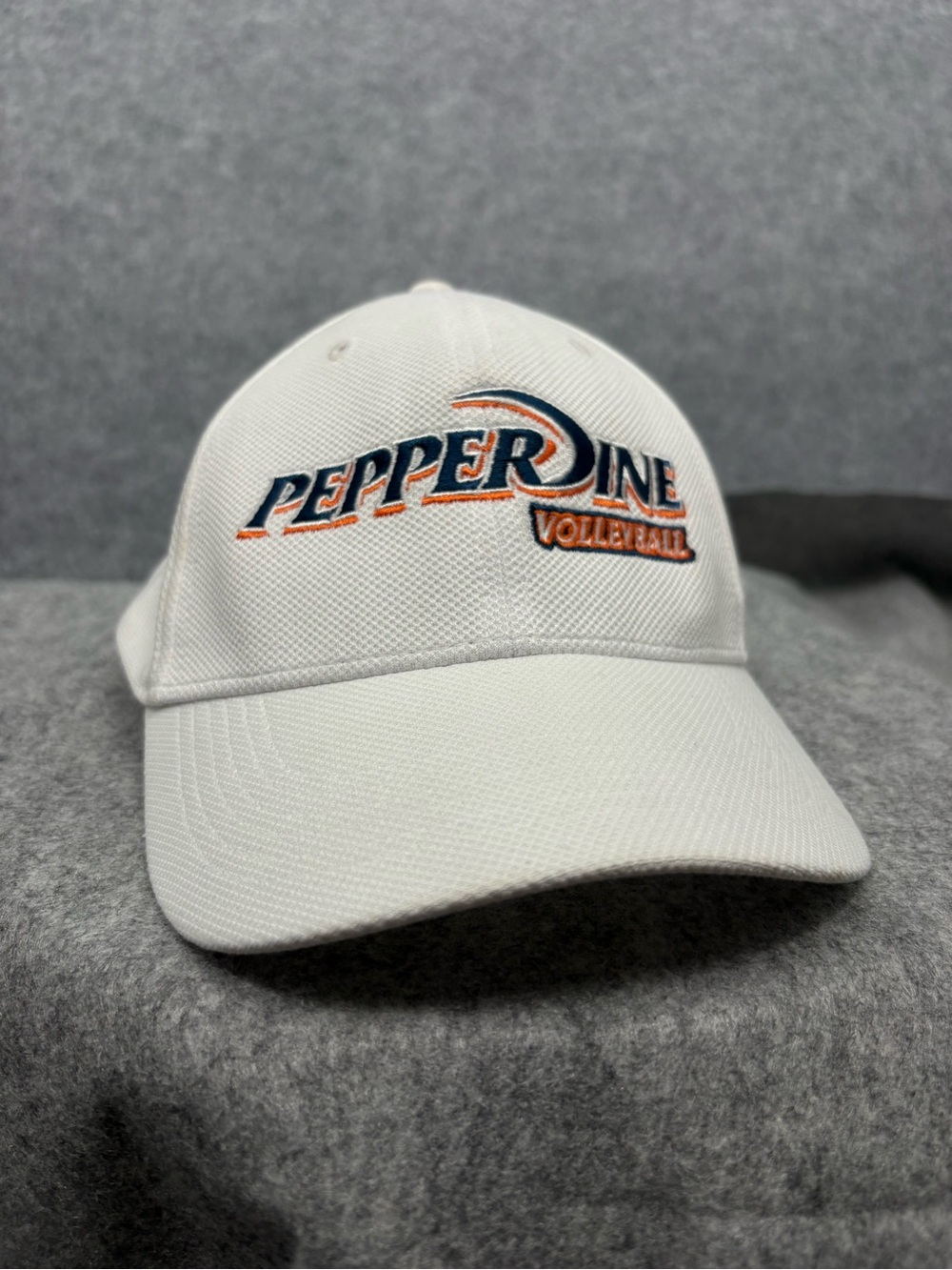 Pepperdine Volleyball Sport-Tek White Performance Snapback Hat